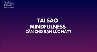 Mindful Leadership Program - TẠI SAO MINDFULNESS CẦN CHO BẠN LÚC NÀY?